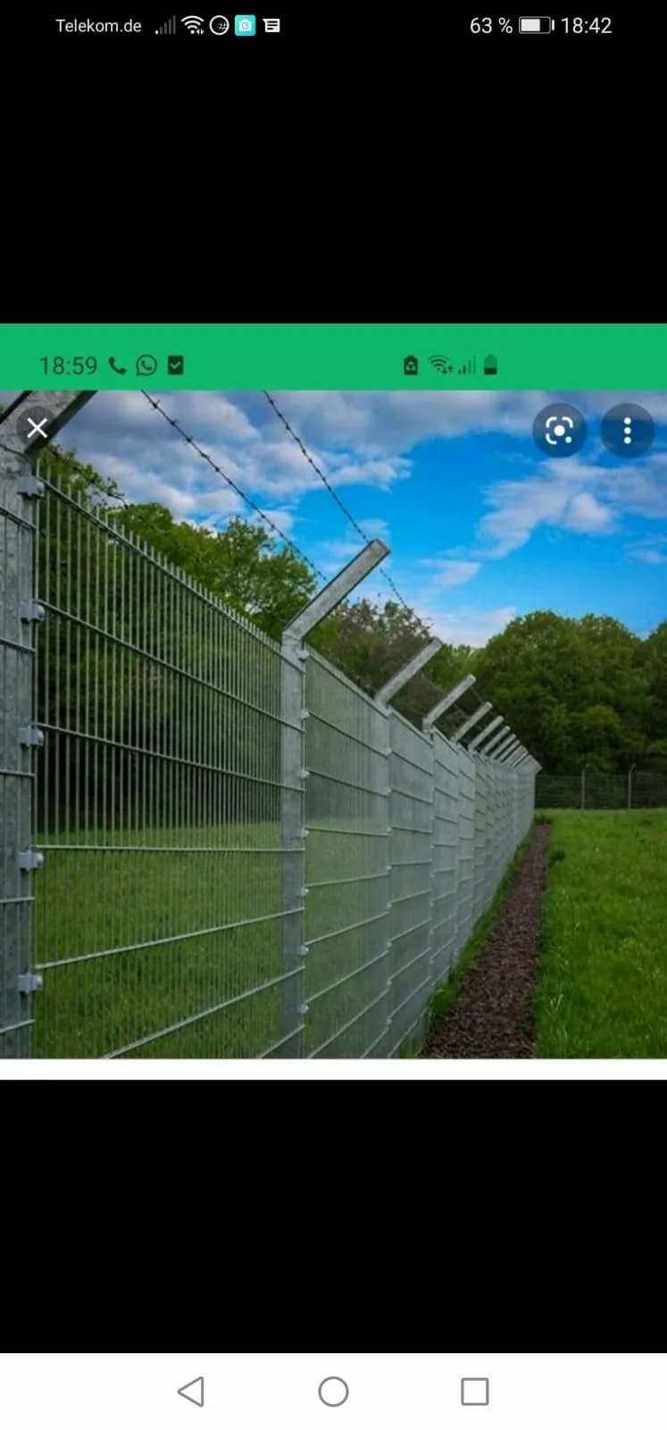 Sicherheitszäune für Defence-unternehmen -Rüstungsindustrie- 2