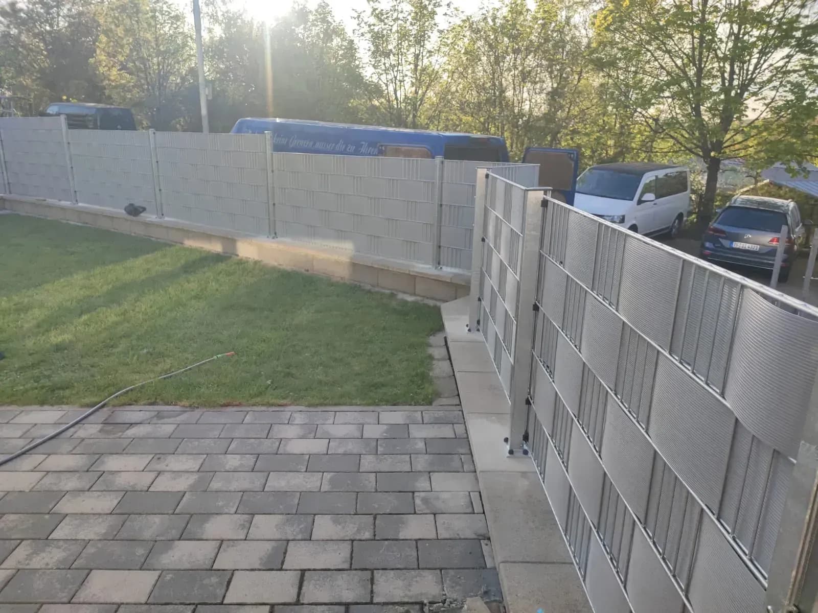 Sichtschutzstreifen für Doppelstabmattenzaun